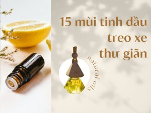 mùi tinh dầu treo xe ô tô thơm