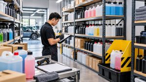 Quản lý tồn kho hóa chất detailing dễ kiểm soát