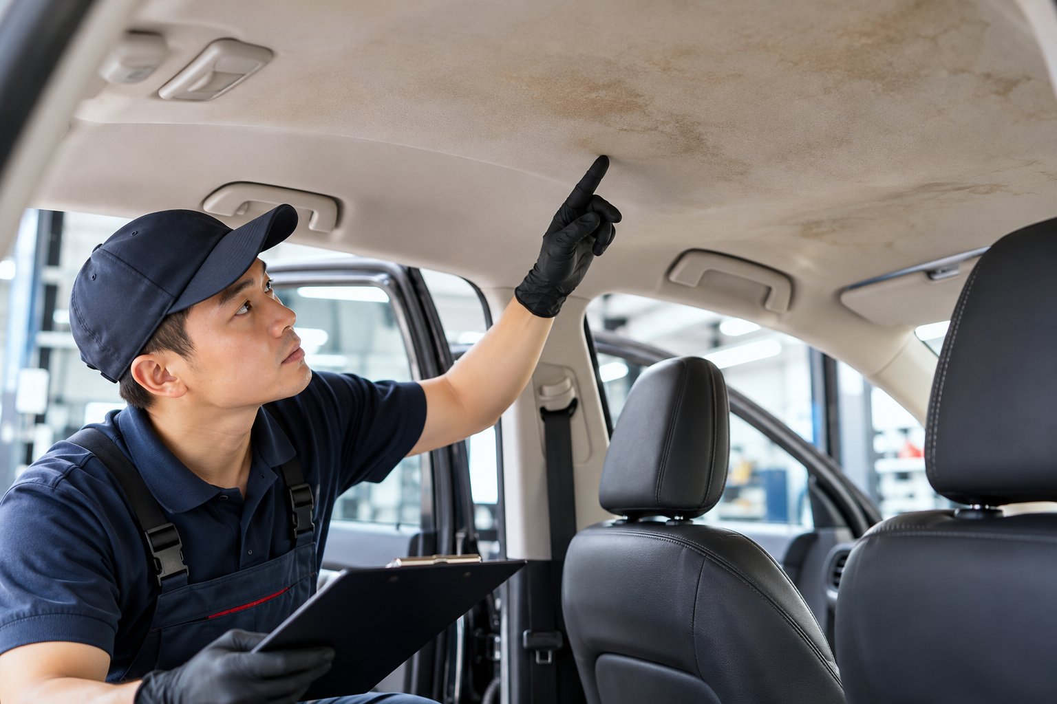 Ảnh minh hoạ: Trần nỉ ô tô ám khói thuốc: Vệ sinh hay thay?