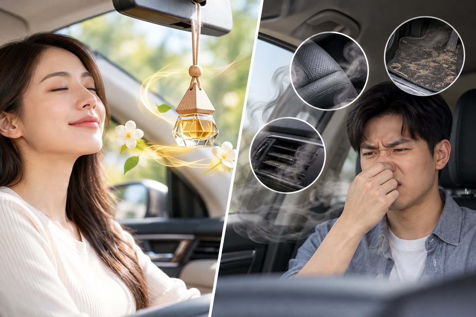 Ảnh minh hoạ: Cách giảm mùi tinh dầu ô tô quá nồng an toàn