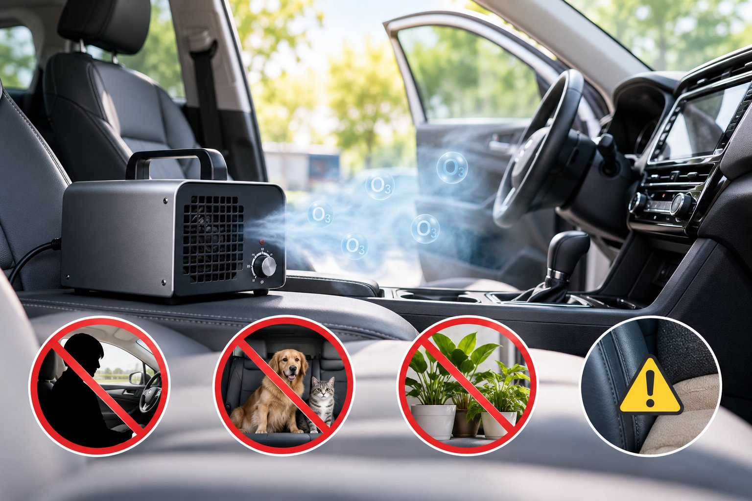 Ảnh minh hoạ: Khử mùi ô tô bằng ozone: Quy trình và lưu ý an toàn