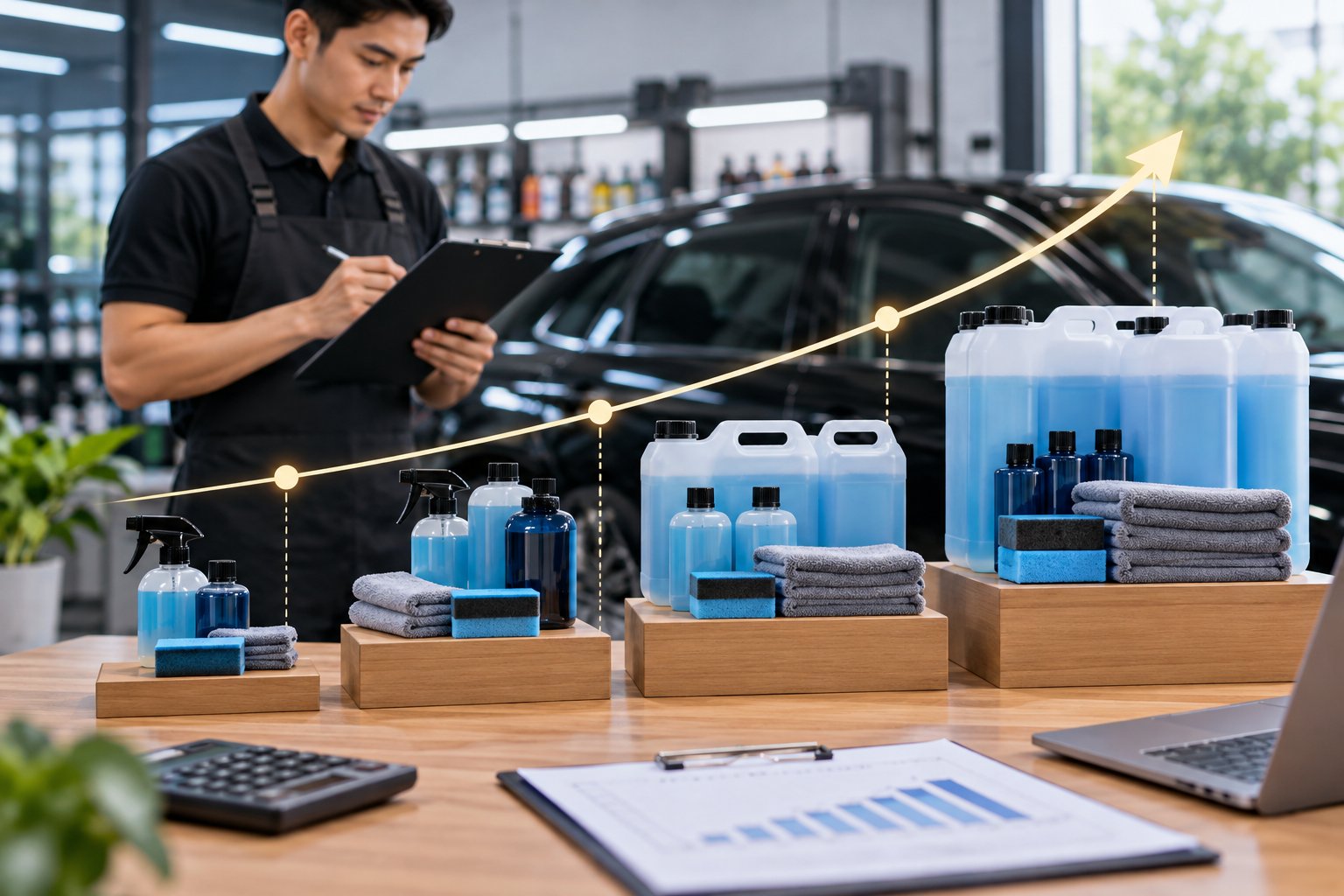 Ảnh minh hoạ: Bảng giá sỉ hóa chất detailing: Cách lập dễ so sánh