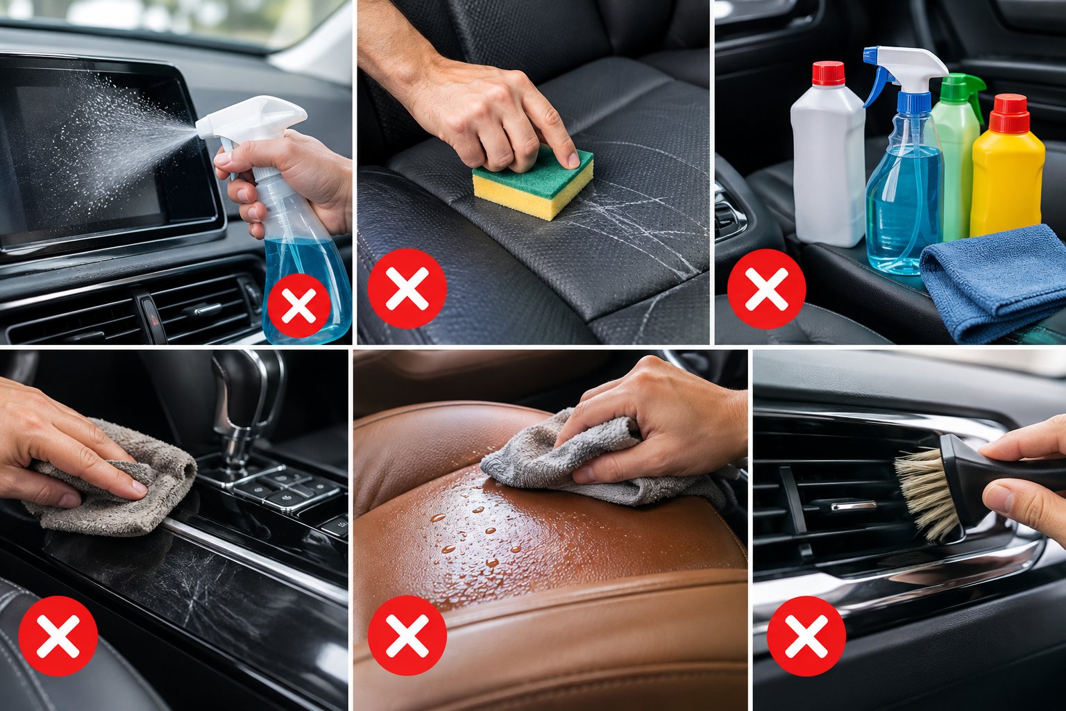 Ảnh minh hoạ: Bộ dụng cụ vệ sinh nội thất ô tô: Danh sách và cách chọn