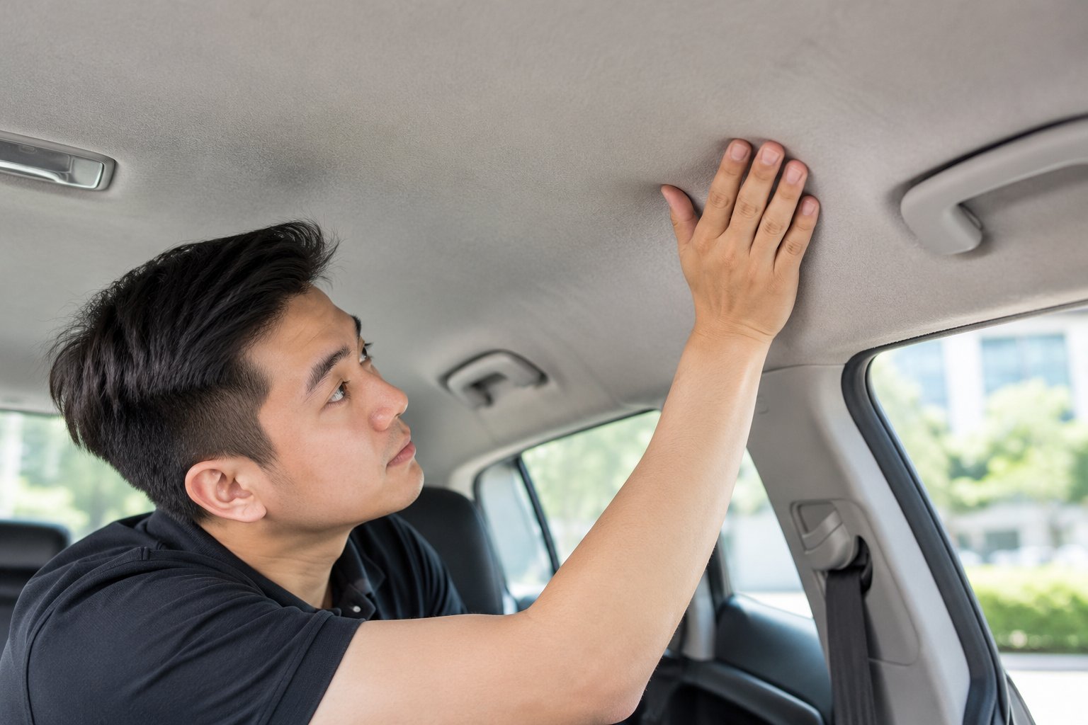 Ảnh minh hoạ: Vệ sinh trần nỉ ô tô tại nhà: 5 bước an toàn